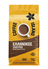 Café griego tostado oscuro preenvasado 170g