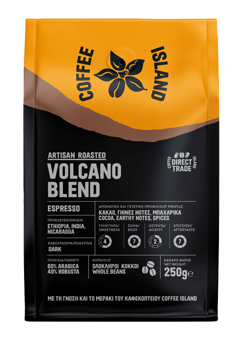 Espresso Volcano Blend Preenvasado 250g - En grano