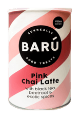 BARÚ Pink Chai Latte en polvo (lata de 250 g)