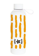 Botella termo rayas amarillas 500ml